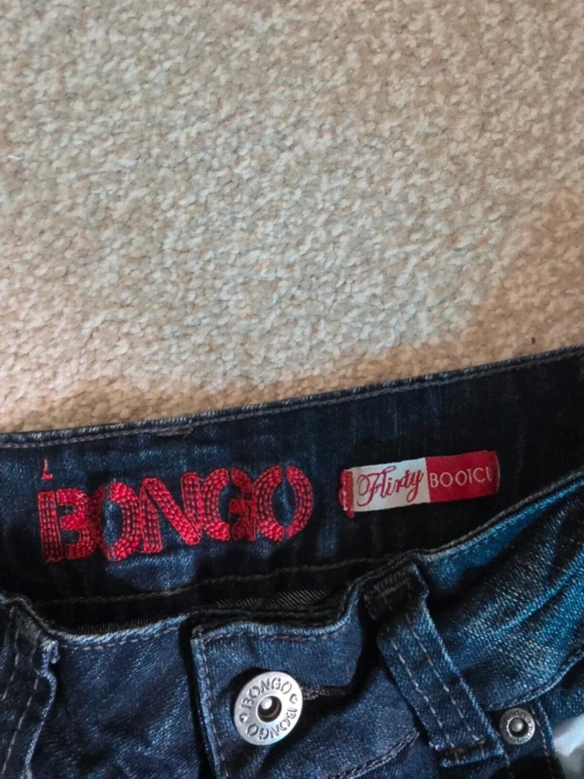 Vintage Y2K Bongo Low Rise Bootcut Jeans UK Size 4