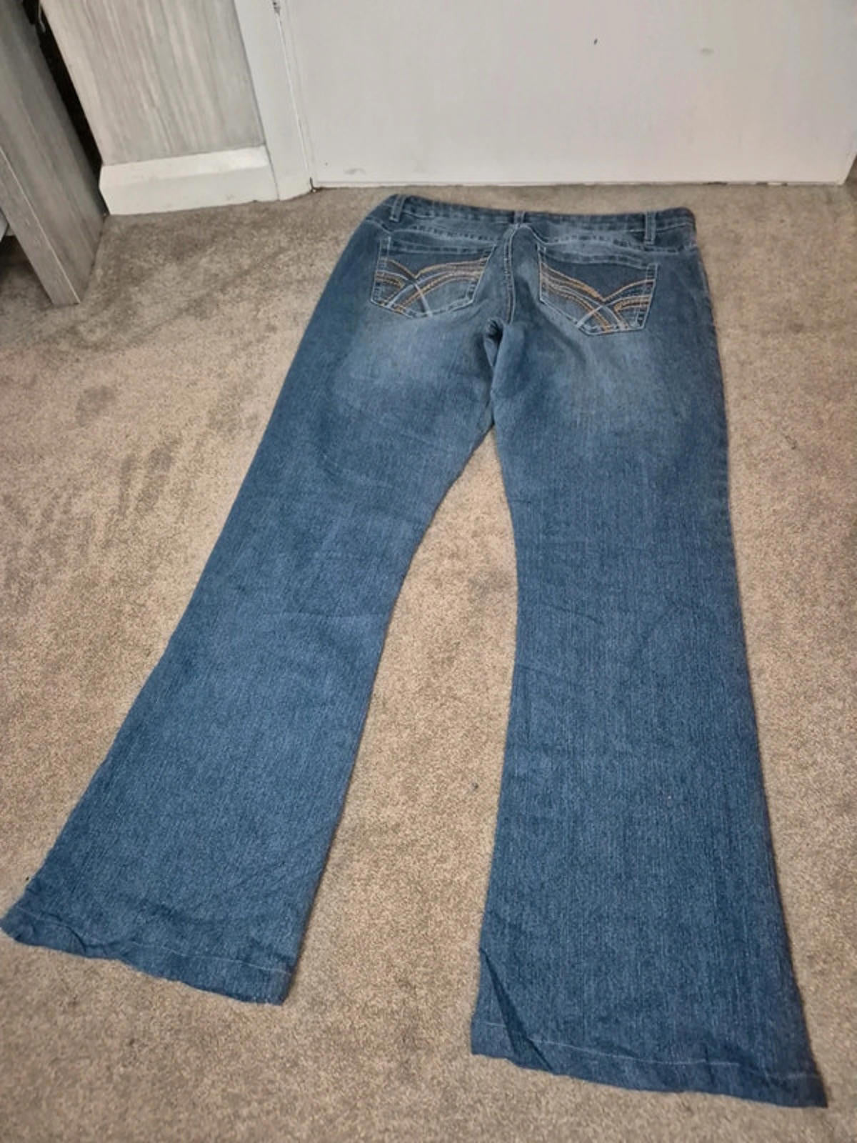 Vintage Y2K Rue21 Mid Rise Flare Jeans – UK 14