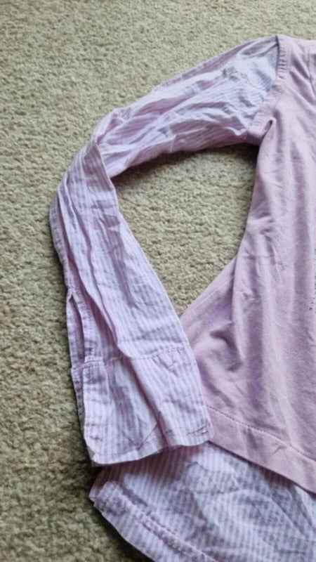"Fantasy" Y2K Pink Layered Shirt Top Diamante Analcan National Graphic S M UK 8 10
