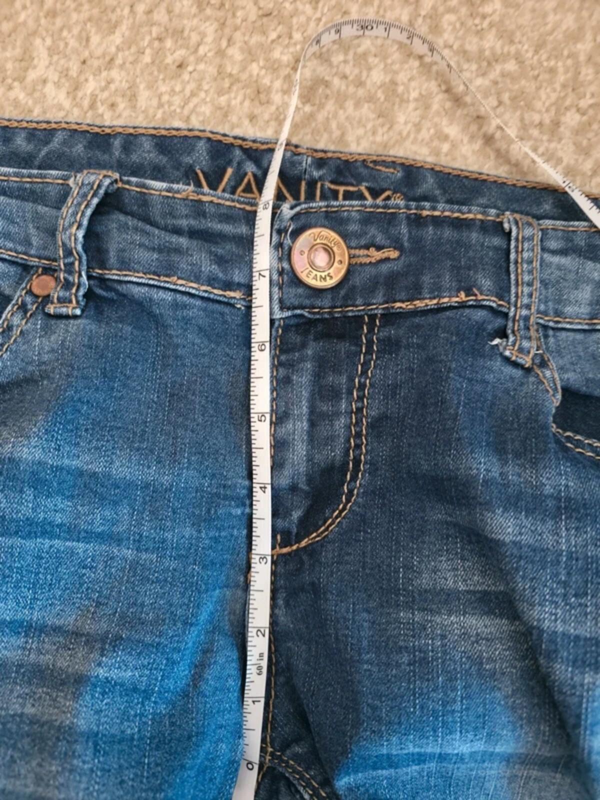 Vanity Vintage Y2K Petite Low Rise Skinny Jeans UK Size 10