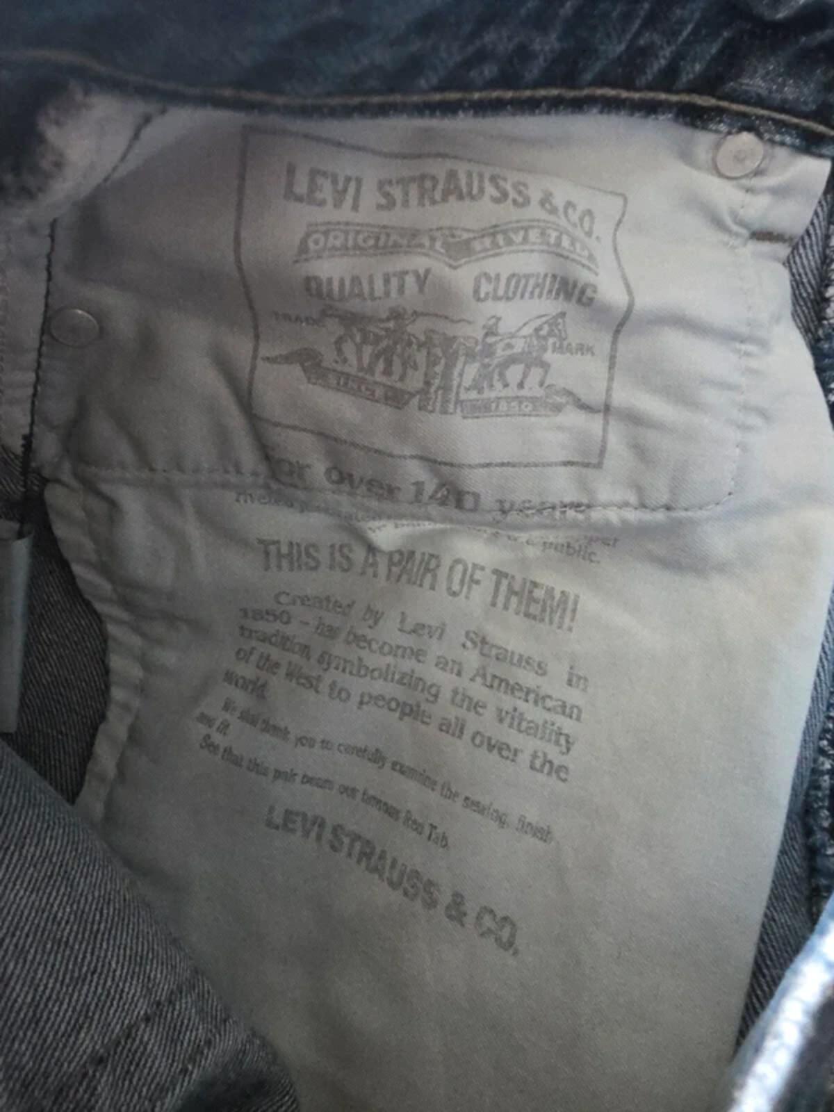 Levi's High Rise Relaxed Mum Vintage Y2K Jeans UK Size 12 Tall