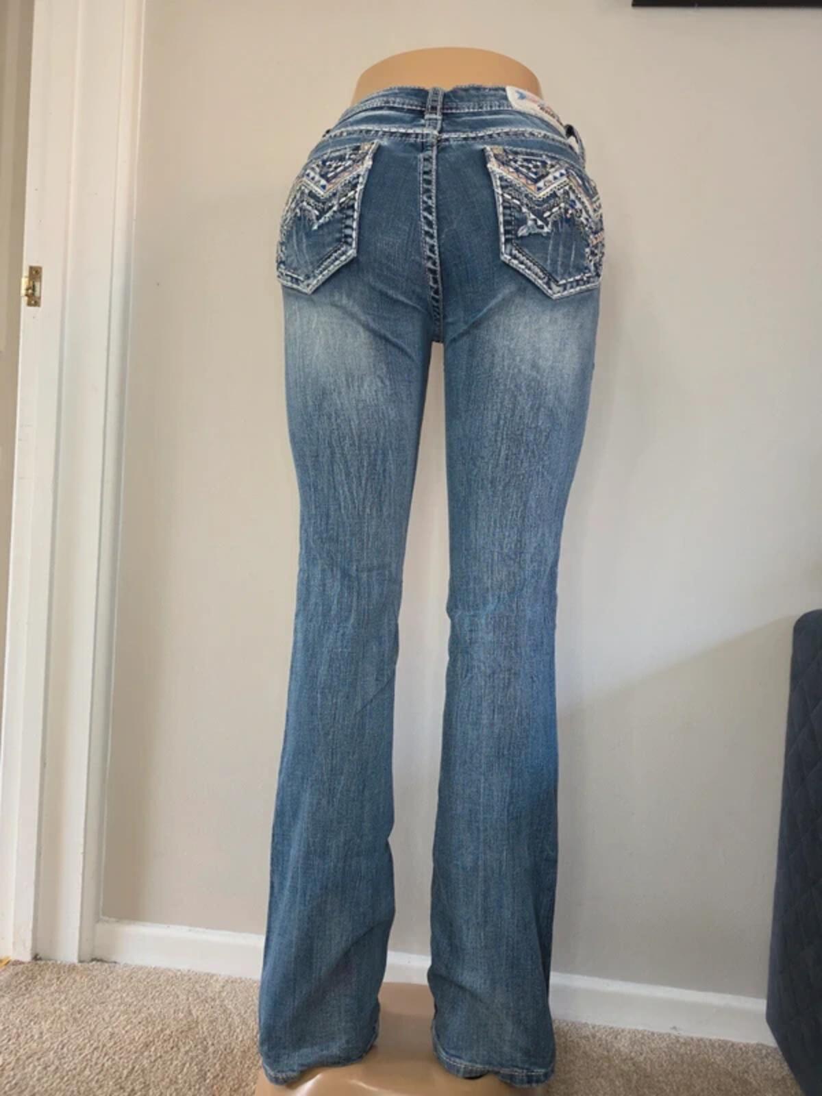 Grace in LA Low Rise Bootcut Vintage Y2K Jeans UK Size 6 Tall