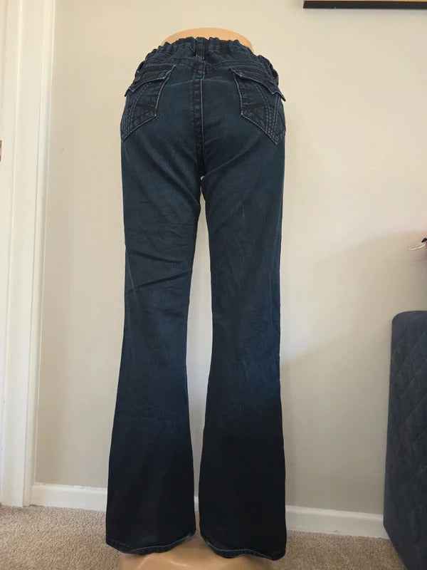 Kut From The Kloth Mid Rise Bootcut Vintage Y2K Jeans UK Size 10/12 Tall