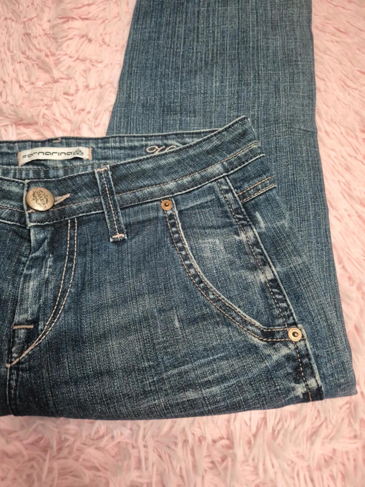 Vintage Y2K Straight Jeans UK size 10 Petite