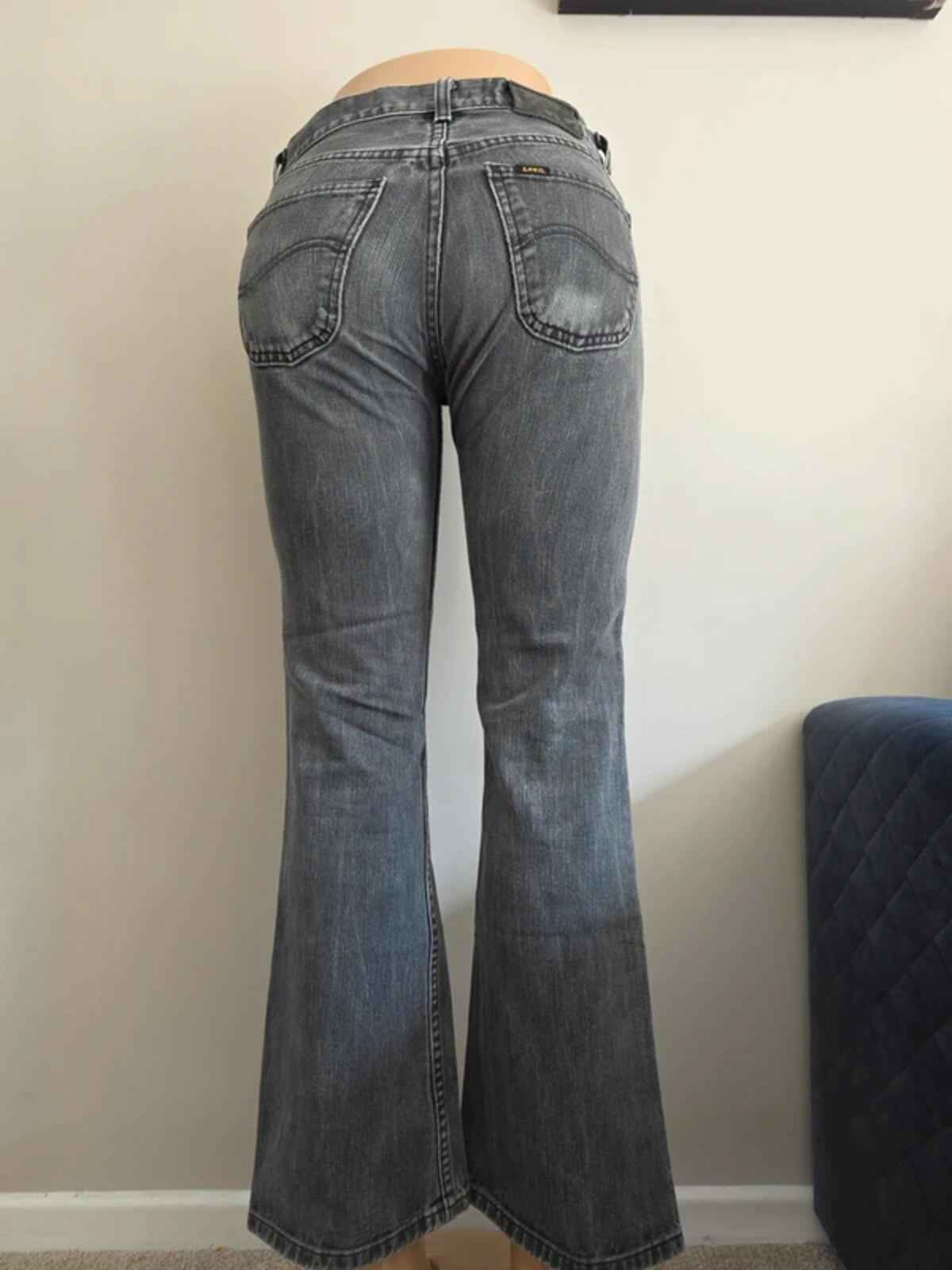 Lee Mid Rise Bootcut Vintage Y2K Jeans UK Size 6/8