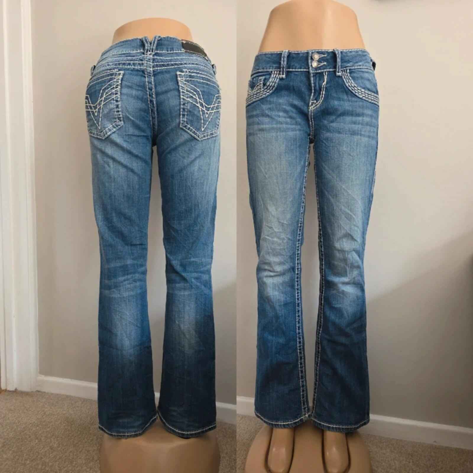 Vigoss Low Rise Bootcut Vintage Y2K Jeans UK Size 10