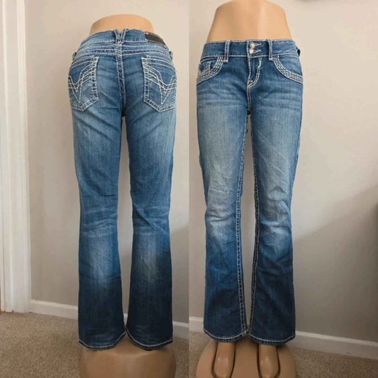 Vigoss Low Rise Bootcut Vintage Y2K Jeans UK Size 10