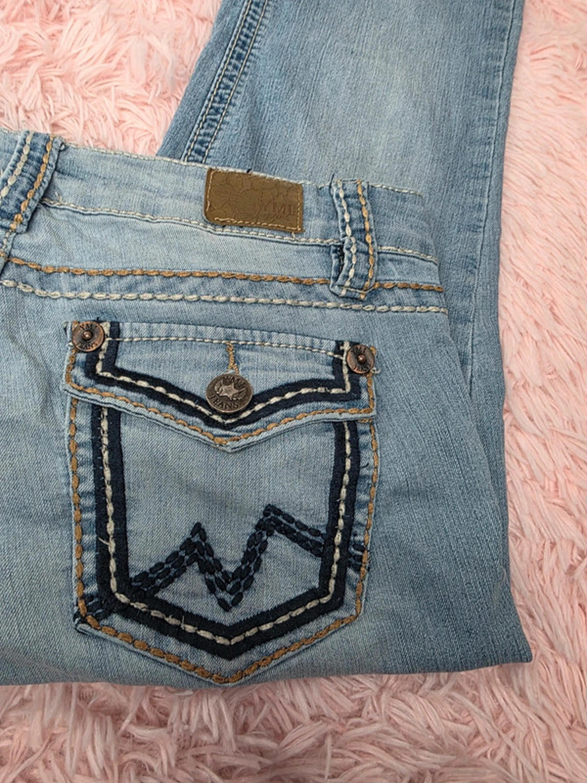 Y2K YMI Low Rise Bootcut Jeans UK Size 10