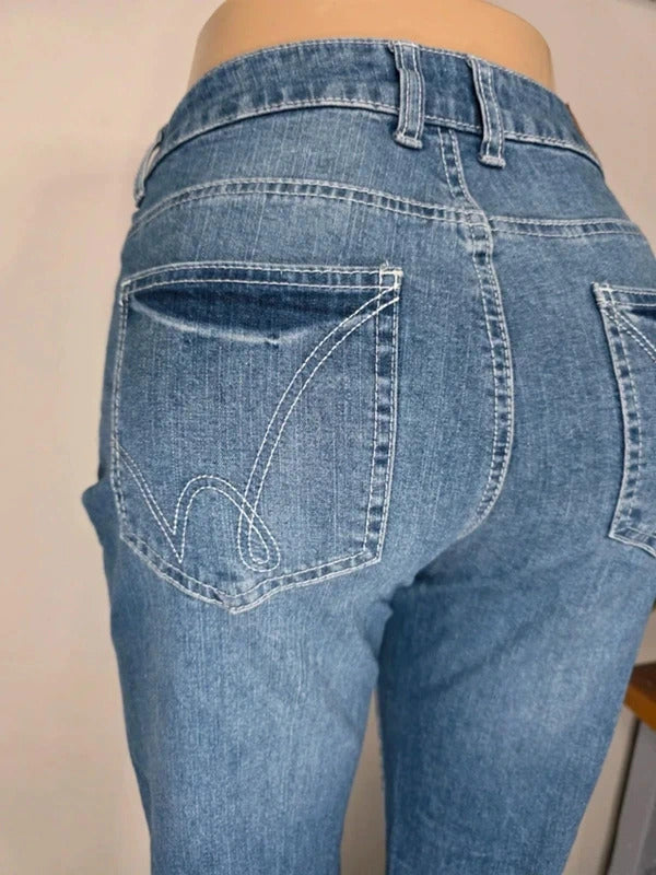 Vintage Y2K Sheego Mid Rise Bootcut Jeans UK Size 12