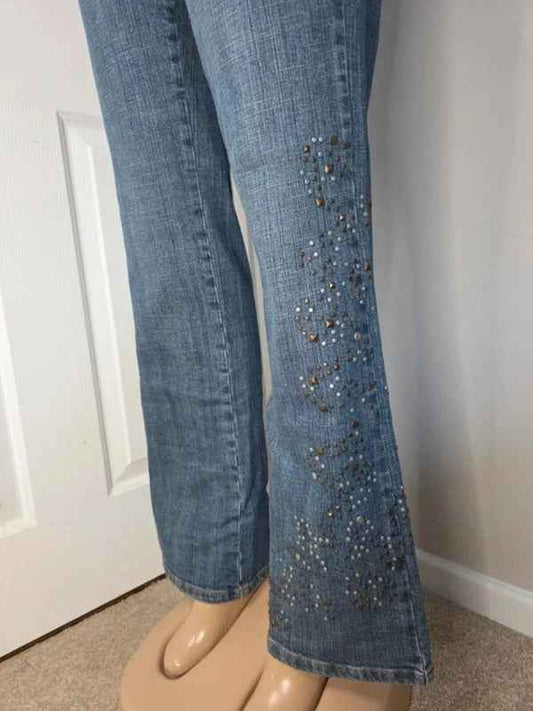 Coldwater Creek High Rise Bootcut Jeans UK Size 10 Tall