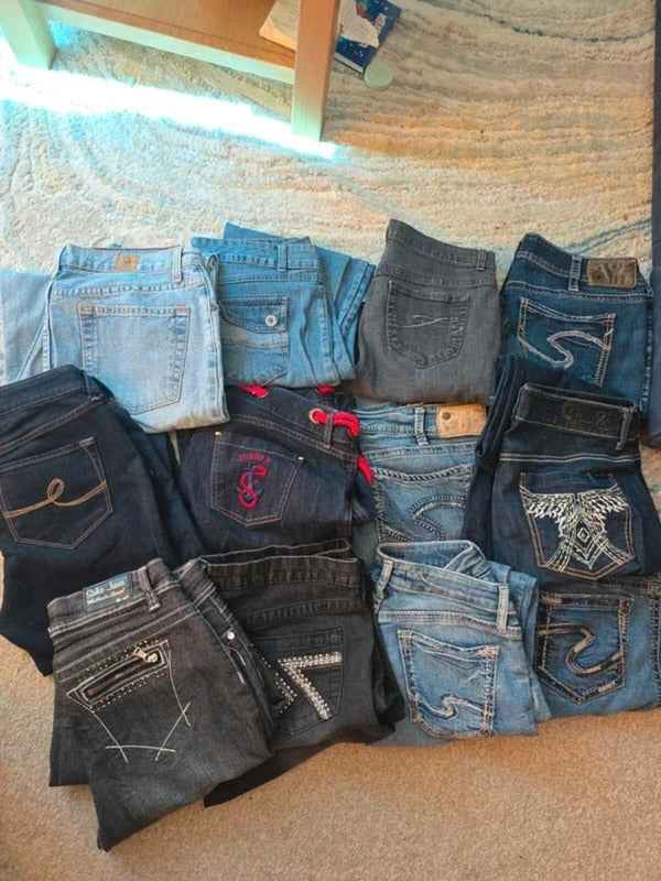 12 Piece Vintage Y2K Jeans Reseller Bundle Mixed Sizes & Styles Grade A