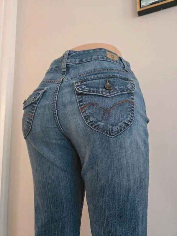Bandolino Mid Rise Bootcut Vintage Y2K Jeans UK Size 10