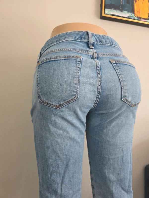 Gap 1969 Mid Rise Straight Vintage Y2K Jeans UK Size 10/12 Petite