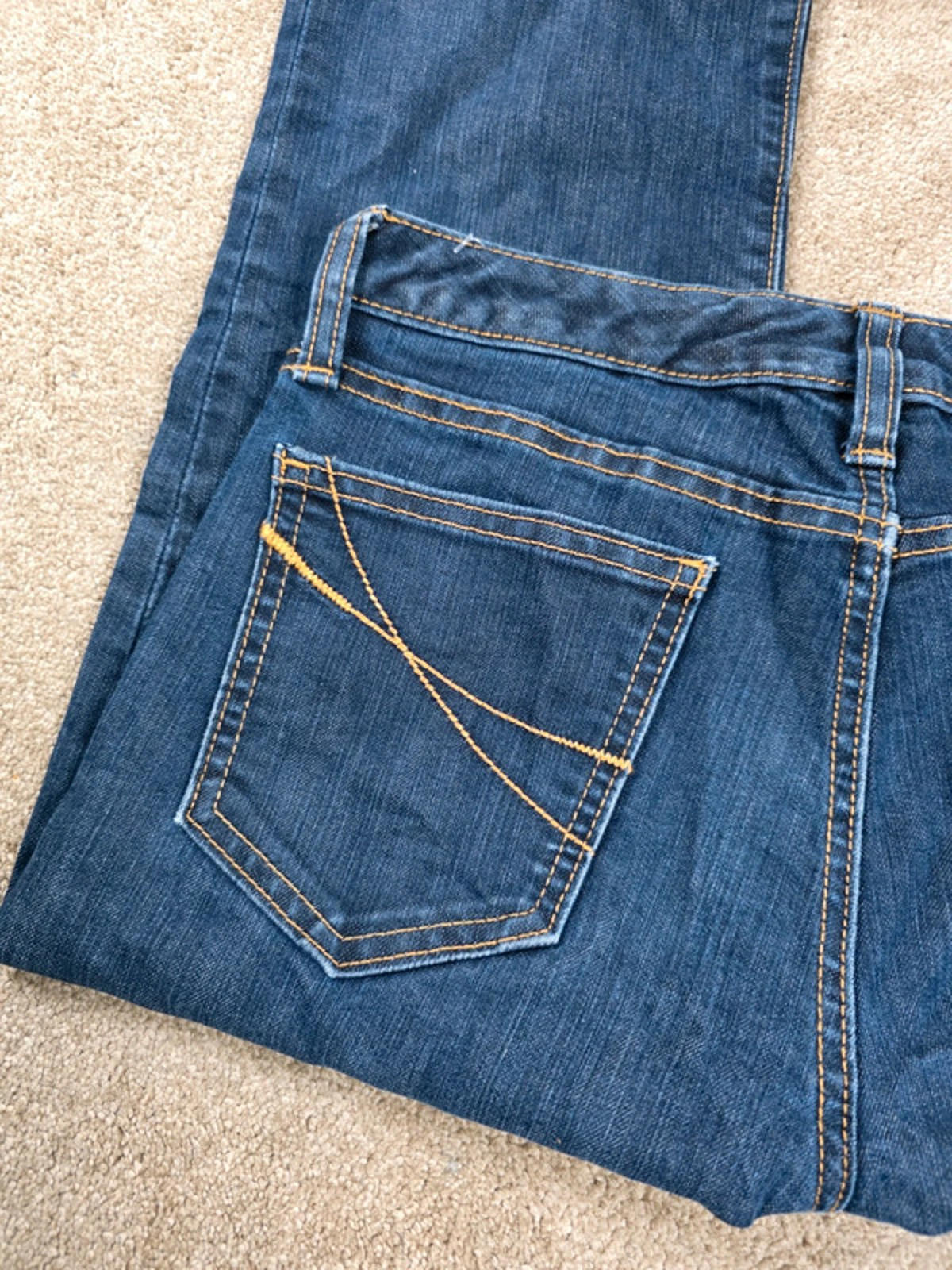 Vintage Y2K GAP Low Rise Bootcut Jeans UK Size 10 Petite