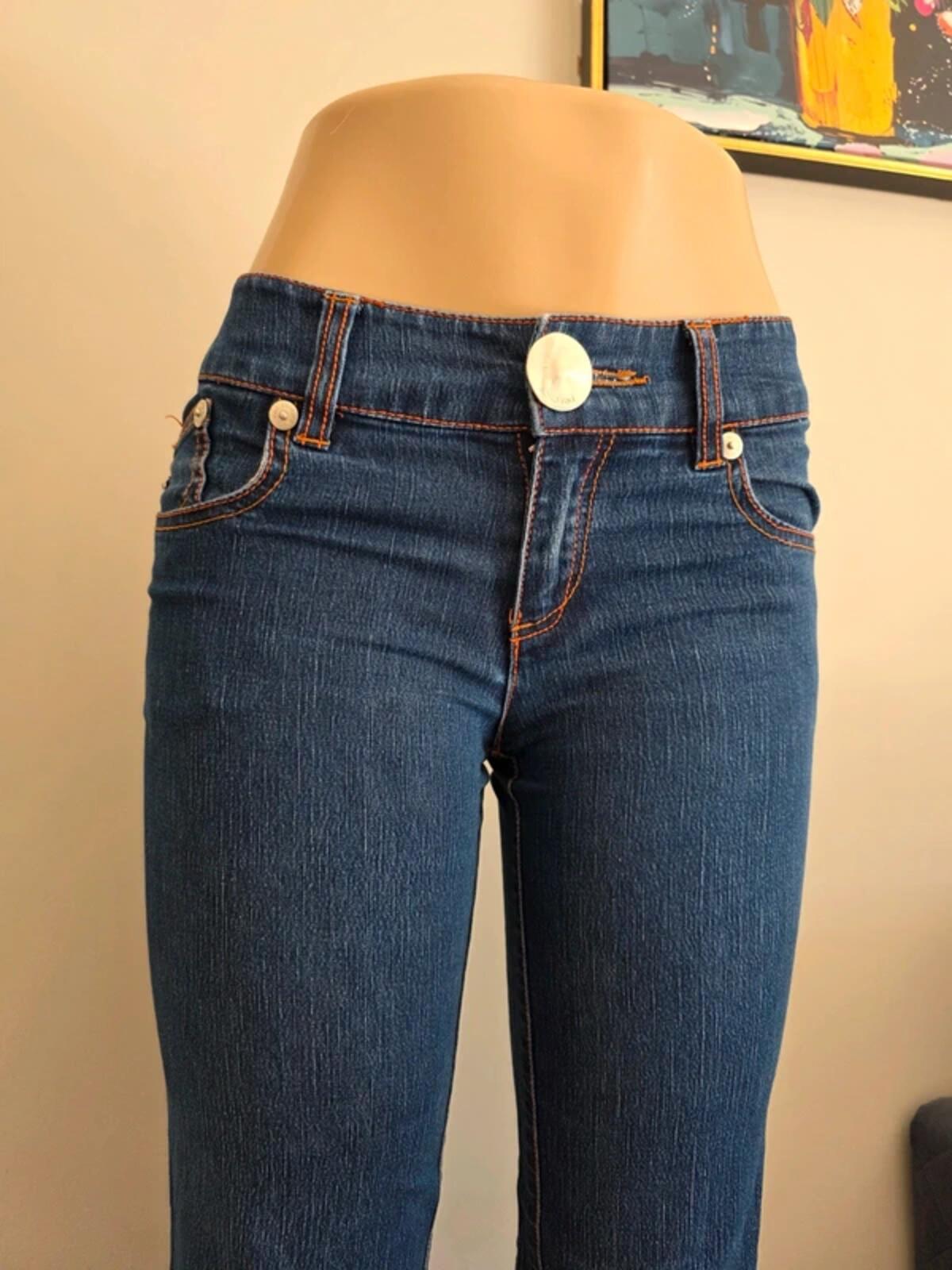 Ecko Red Low Rise Bootcut Jeans UK Size 8 Petite