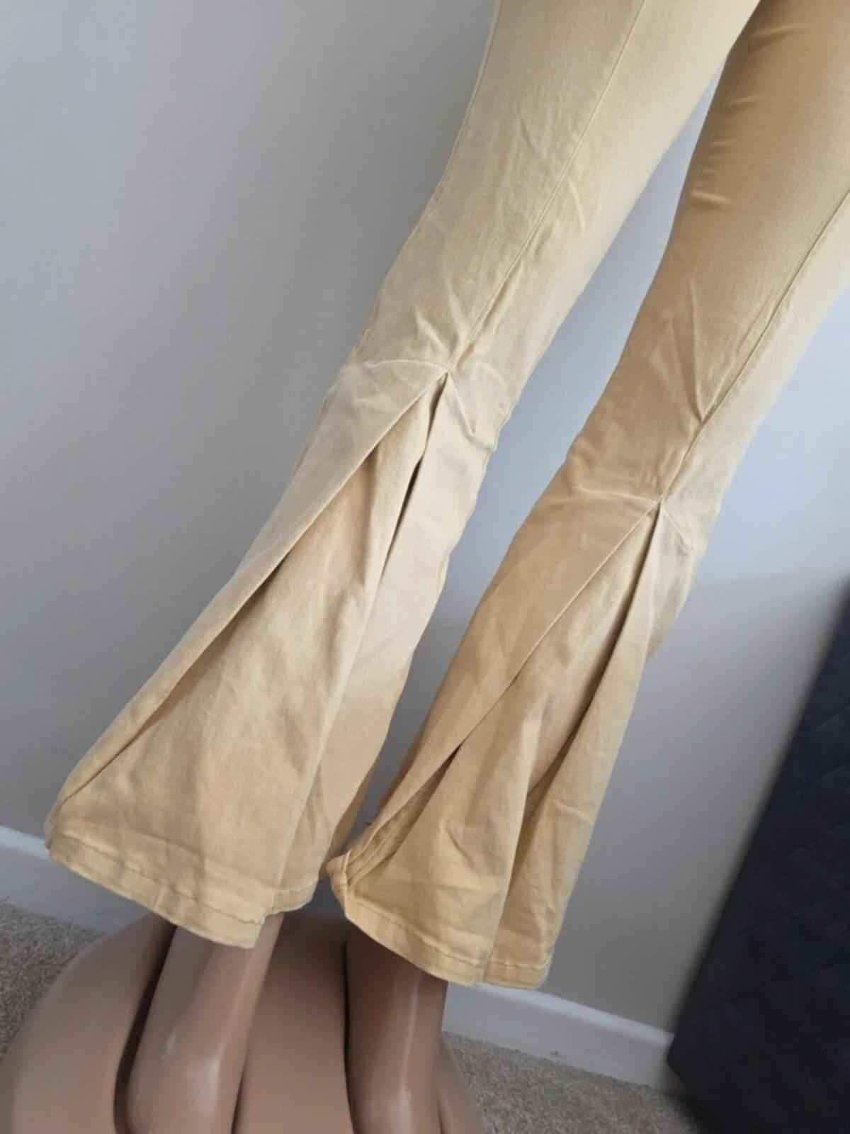 Molly Green Vintage Y2K Mid Rise Flared Pants UK Size 6/8