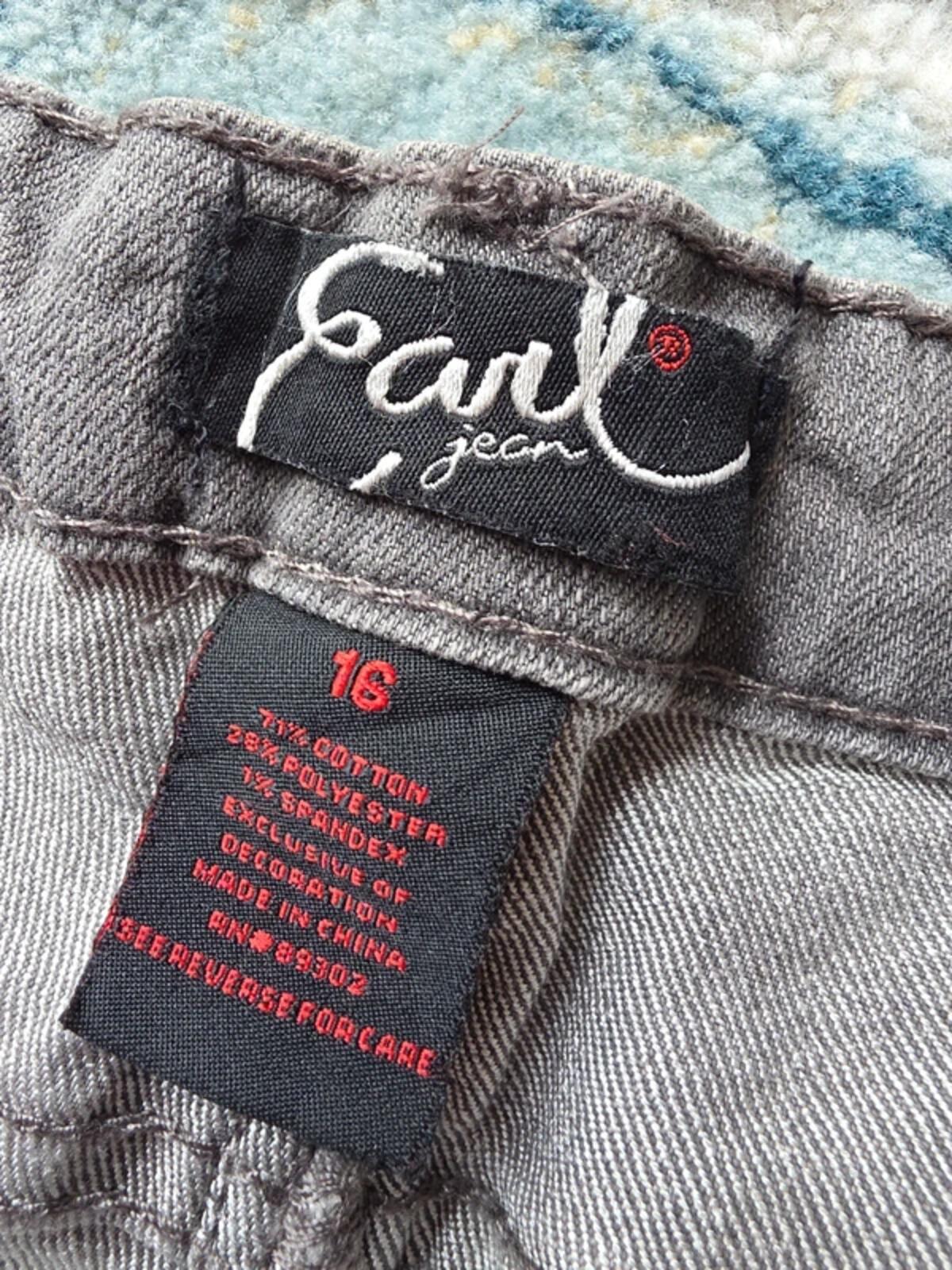Earl Jean Mid Rise Relaxed Straight Vintage Y2K Jeans UK Size 14