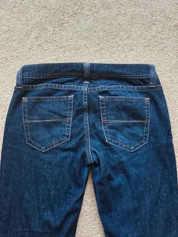 Vintage Y2K Ultra Low Rise Cropped Uniqlo Jeans UK Size 4/6