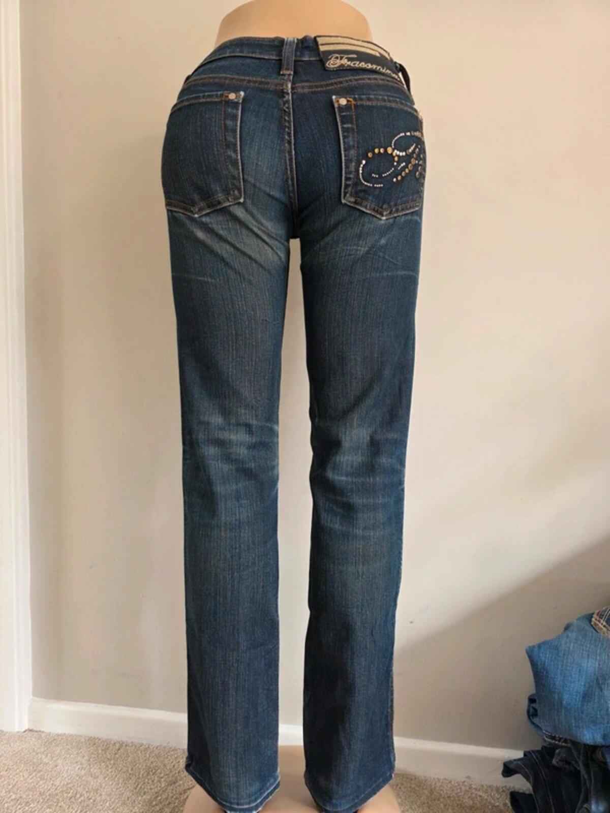 Fracomina Low Rise Straight Jeans UK Size 8