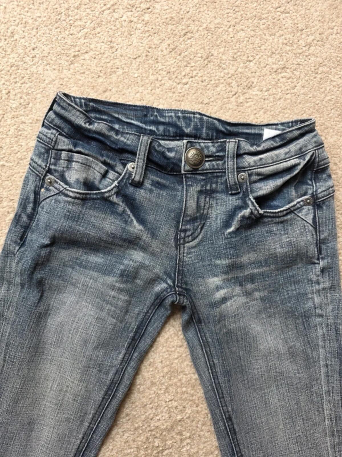 Cecil McBee Ultra Low Rise Capri Jeans UK Size 4