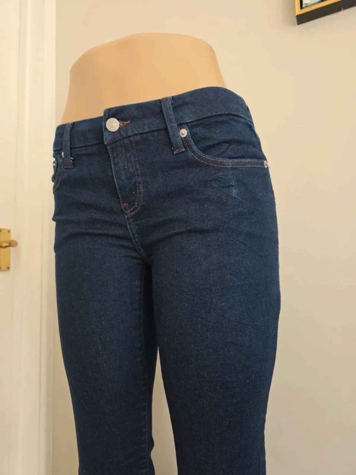 Banana Republic Low Rise Bootcut Vintage Y2K Jeans UK Size 8 Petite