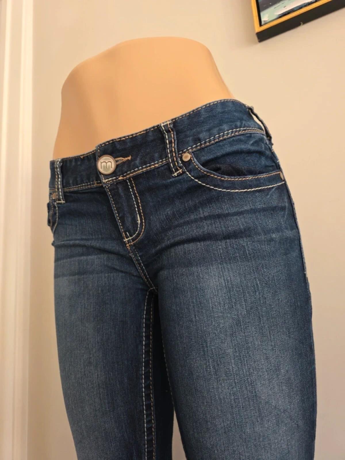 Maurices Low Rise Bootcut Vintage Y2K Jeans UK Size 8