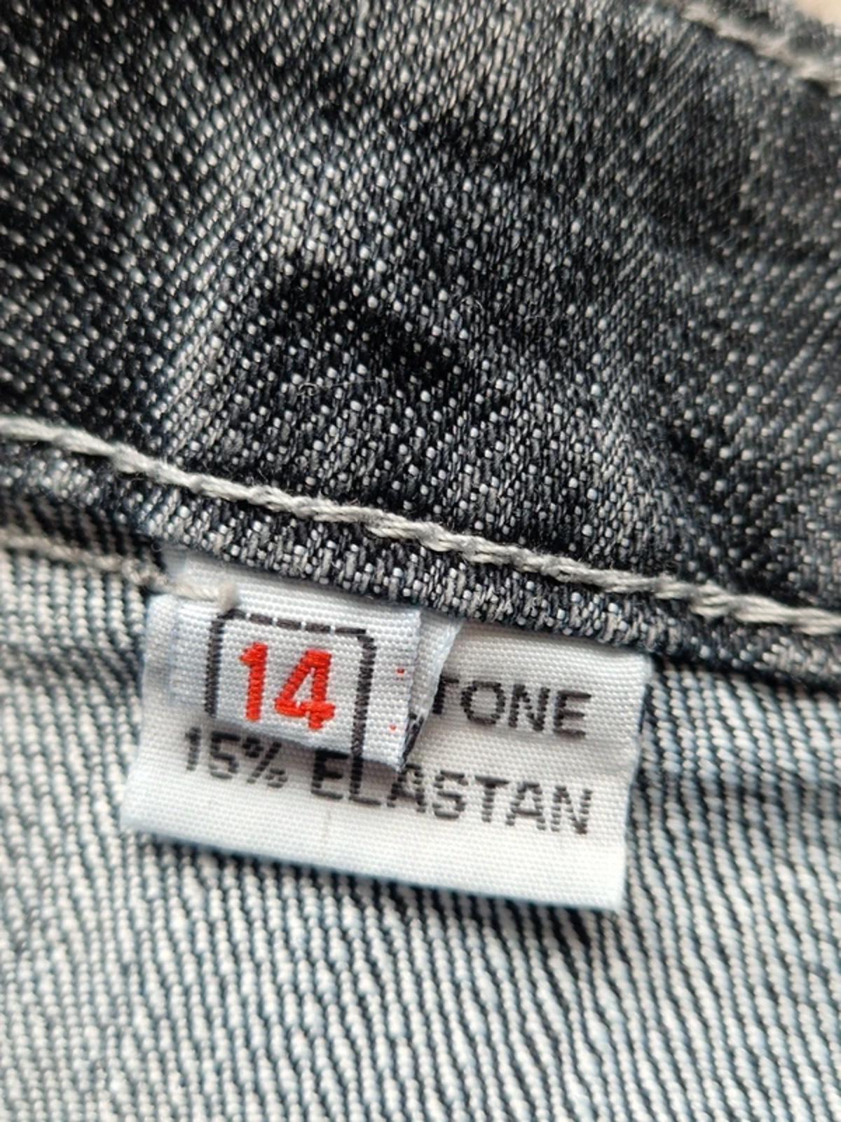 Y2K "Fashion Jeans Wear" Mid Rise Straight Leg Petite Grunge Indie Sleaze Festival Denim UK 8 petite