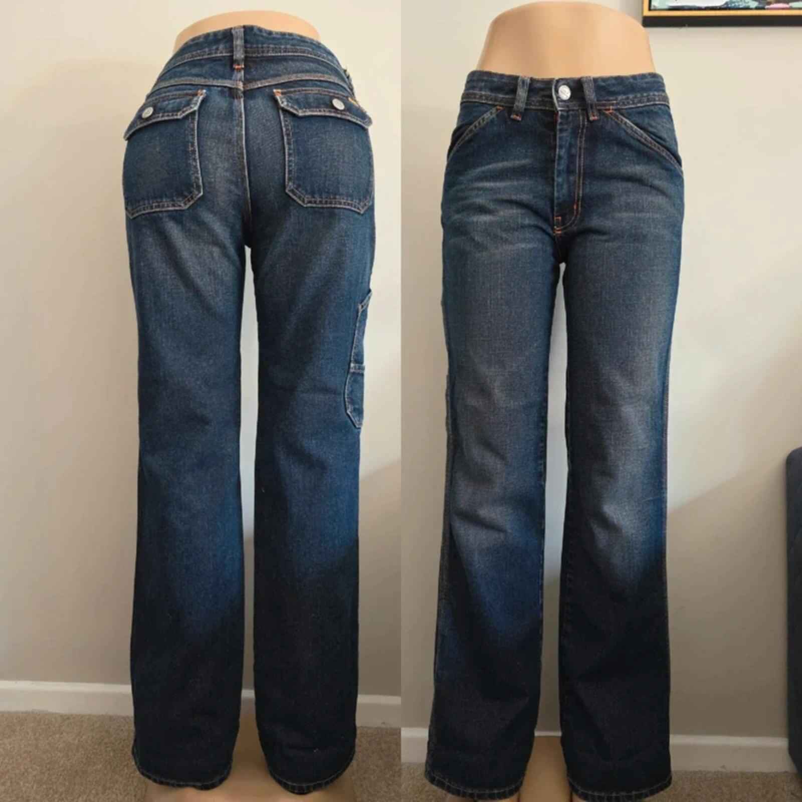 Diesel Mid Rise Baggy Vintage Y2K Jeans UK Size 8