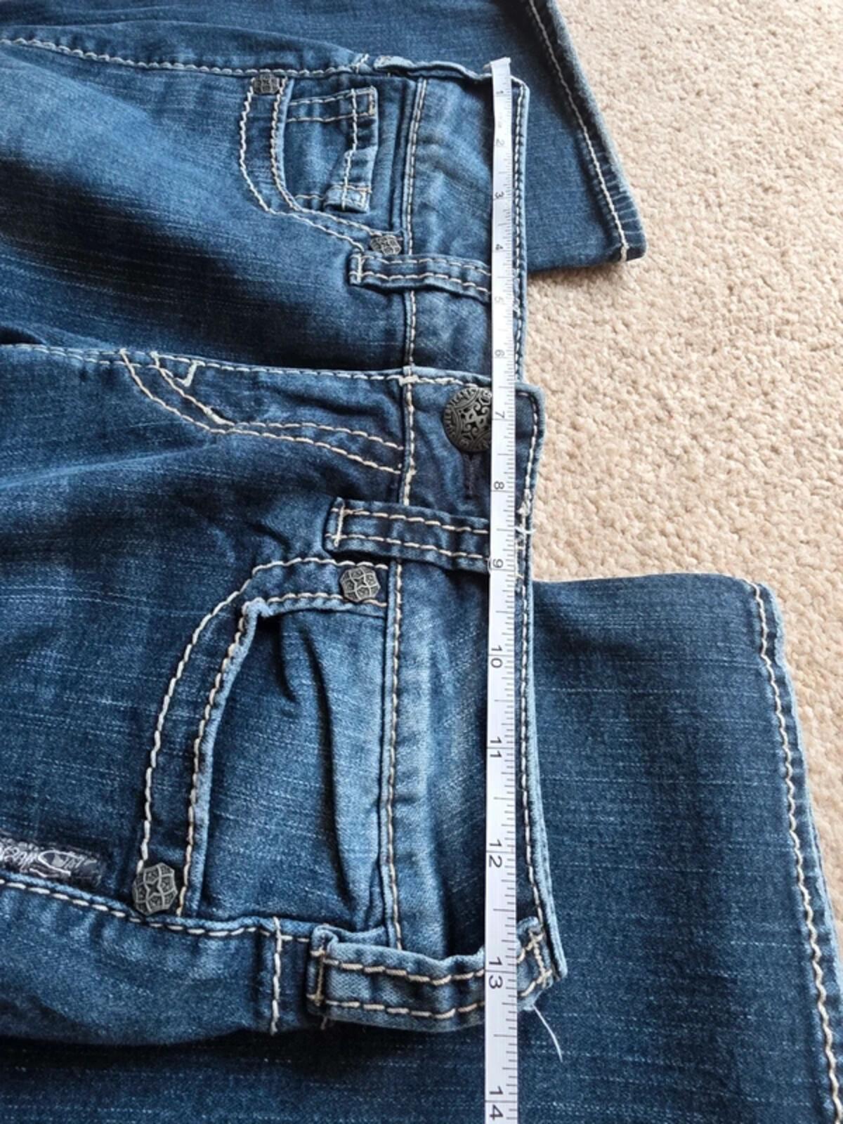 Vintage Y2K Silver Jeans Low Rise Bootcut Jeans UK Size 6
