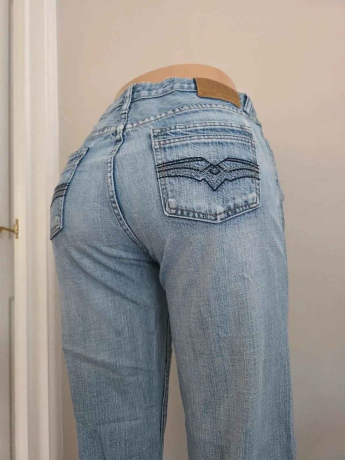 Bailey’s Pt. Vintage Y2K Mid Rise Wide Leg Bootcut Jeans UK Size 8/10 Petite