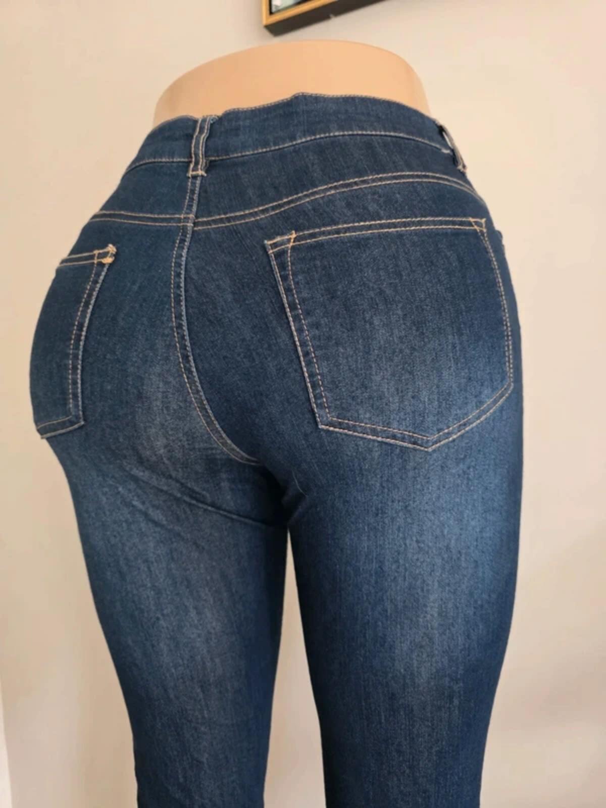 Jack Mid Rise Capri Jeans UK Size 8