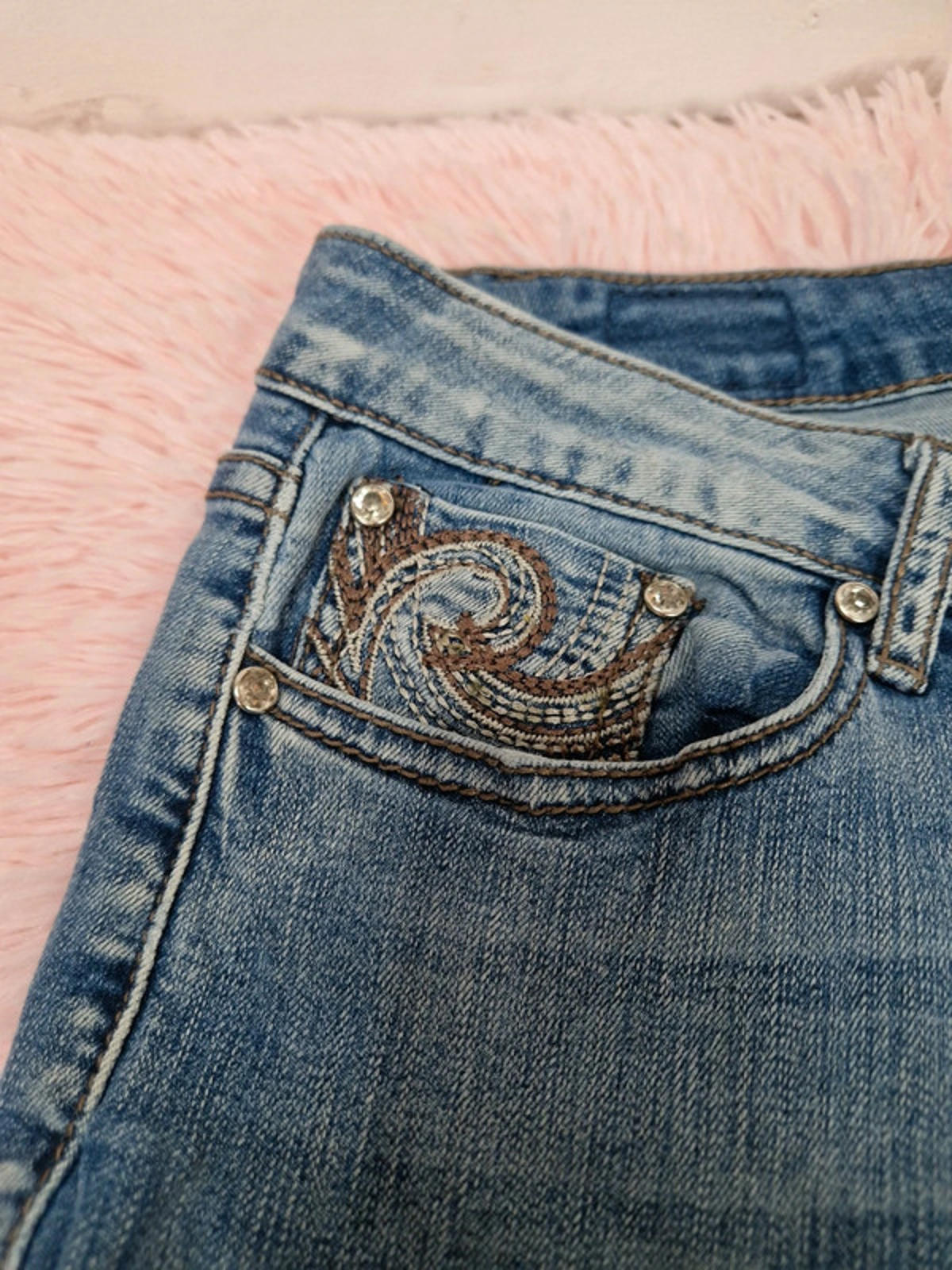 Vintage Y2K Earl Jeans Mid Rise Cropped Jeans UK Size 14/16