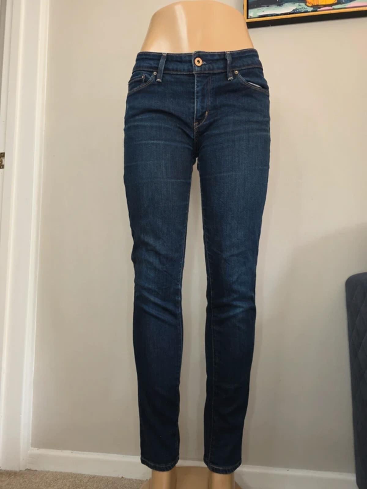 Levi's Denizen Low Rise Skinny Vintage Y2K Jeans UK Size 8