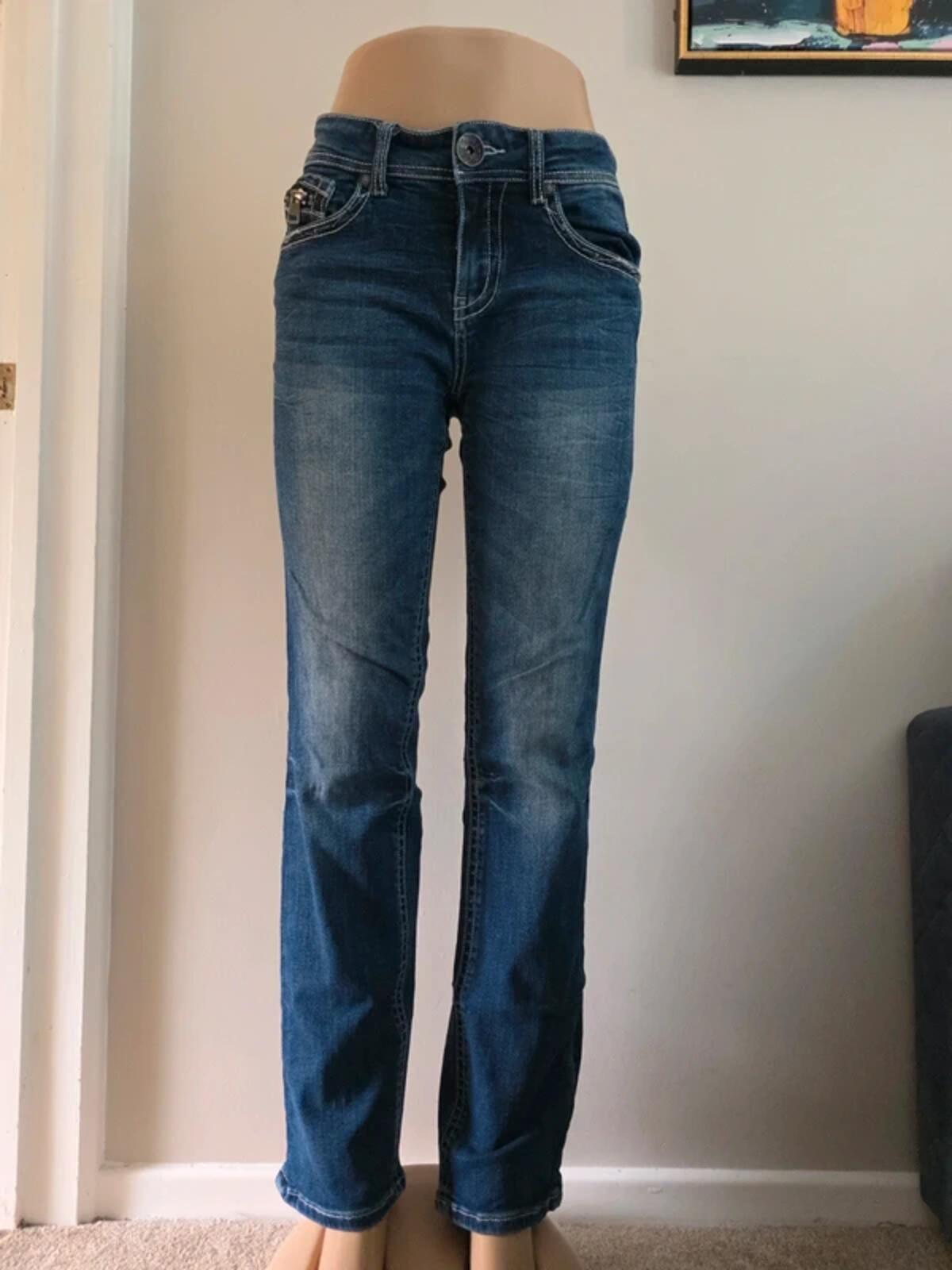 Blackarv Mid Rise Straight Vintage Y2K Jeans UK Size 10