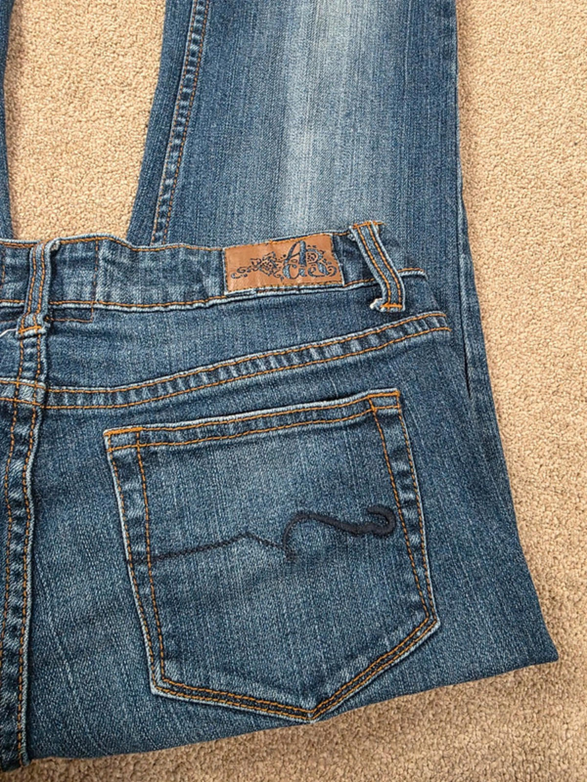 Vintage Y2K American Rag Low Rise Bootcut Jeans UK Size 10 Petite