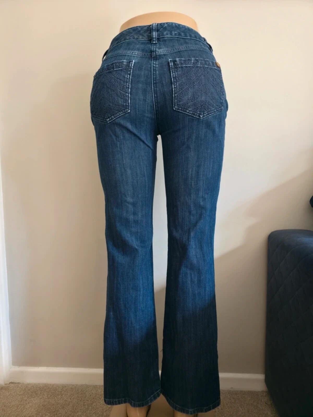 Dana Buchman Mid Rise Bootcut Vintage Y2K Jeans UK Size 8/10 Petite