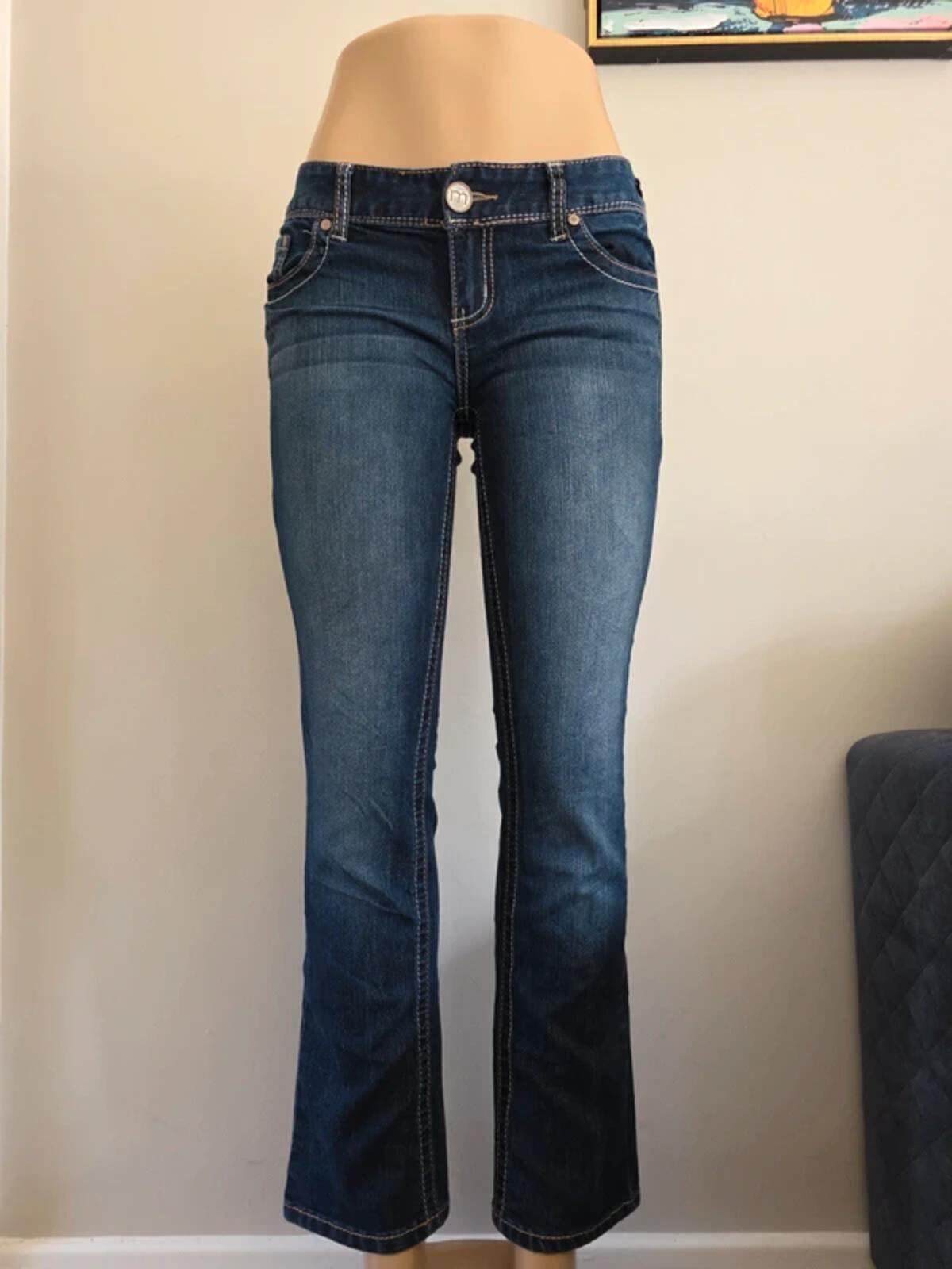 Maurices Low Rise Bootcut Vintage Y2K Jeans UK Size 8