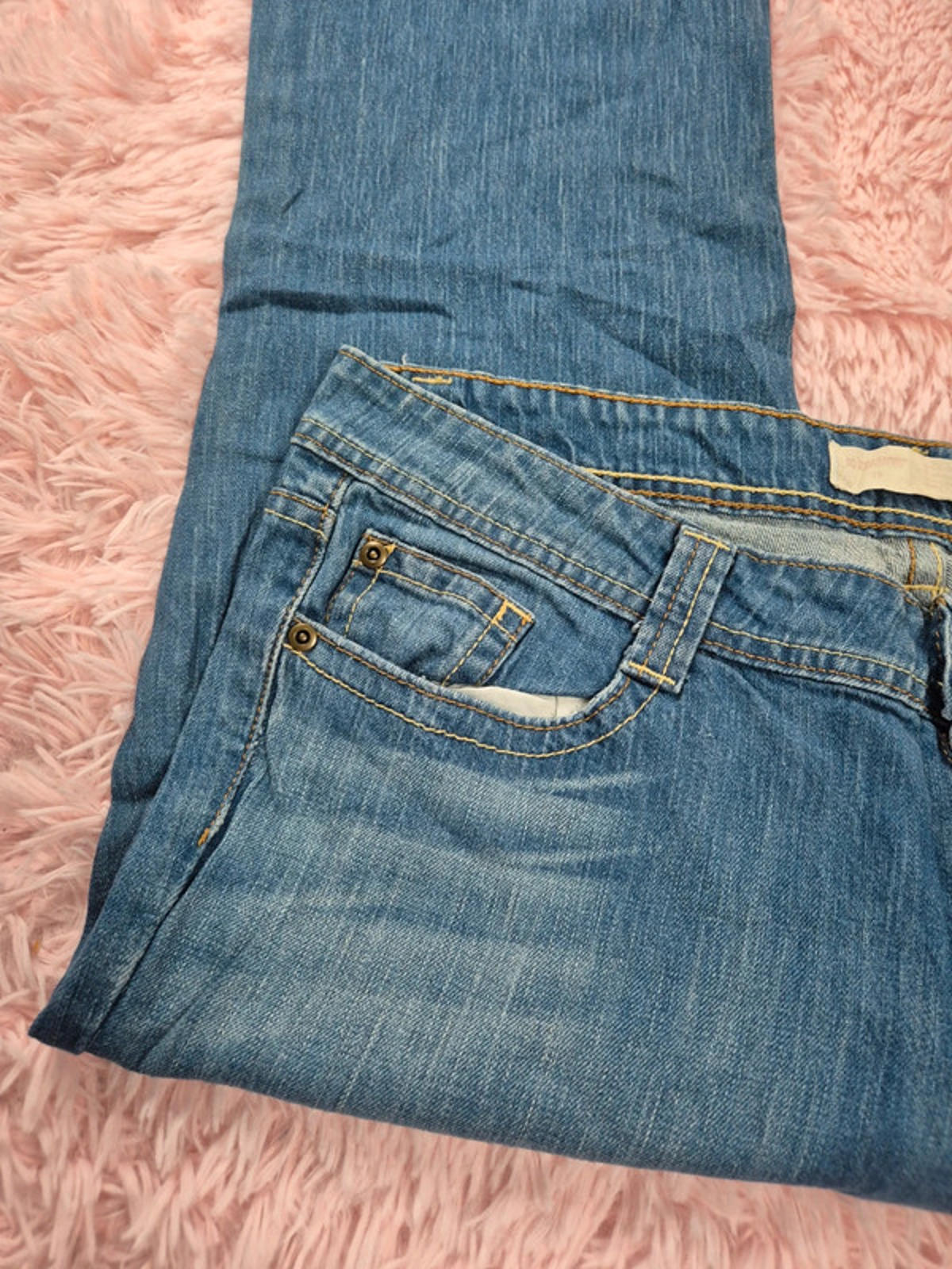 Vintage Y2K NoBo Mid Rise Flared Jeans UK size 14