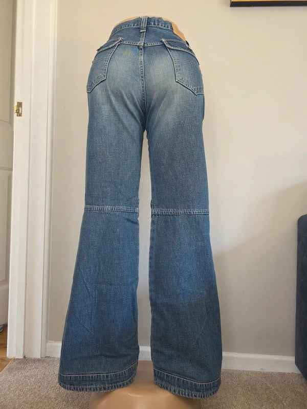 JP High Rise Baggy Wide Leg Vintage Y2K Jeans UK Size 12 Tall