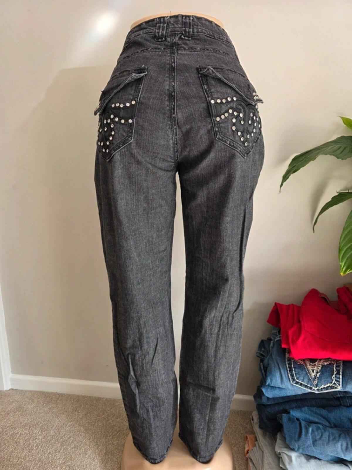 Vintage Y2K Jeans De Fleur High Rise Slim Jeans UK Size 16