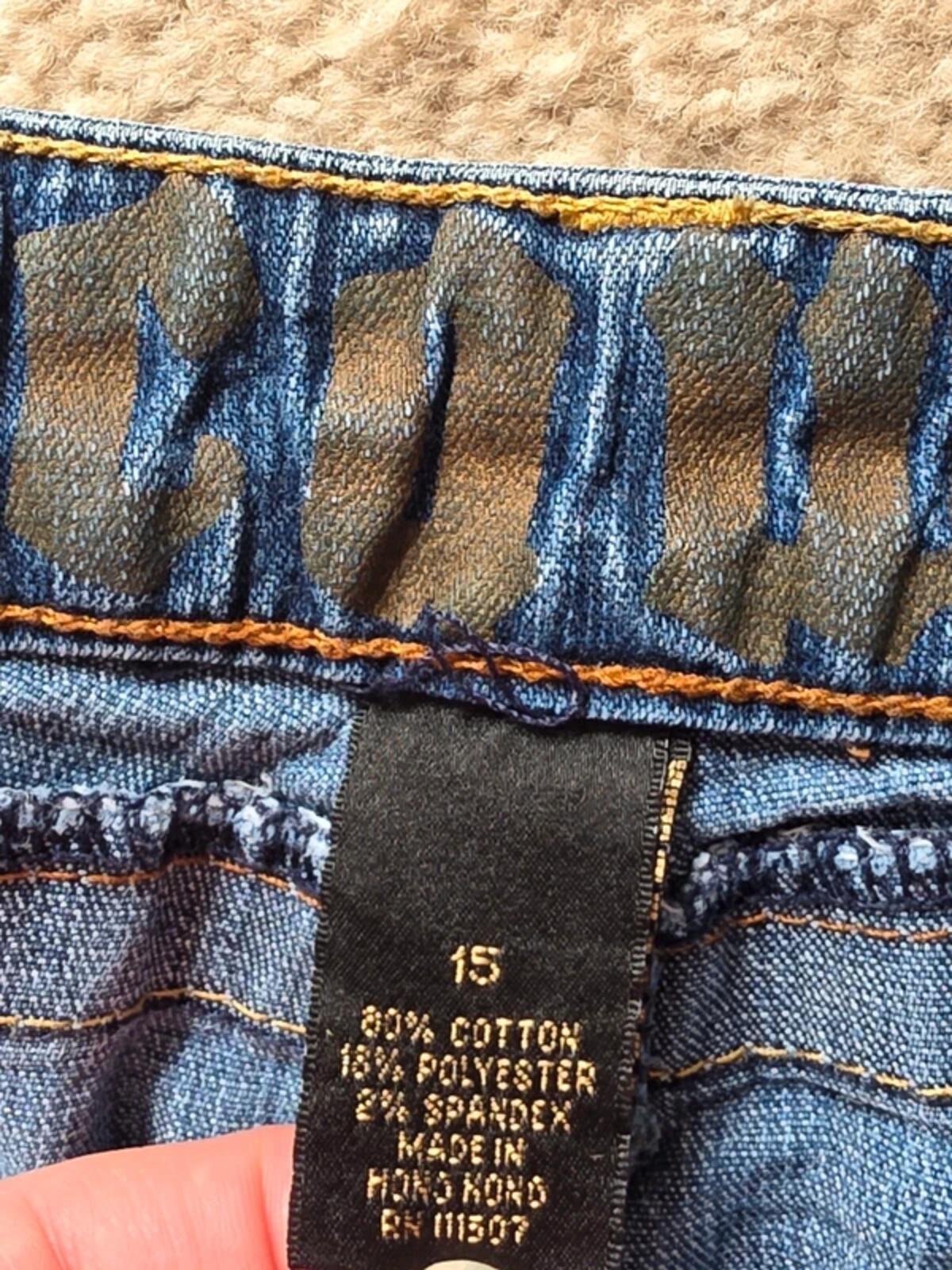 Vintage Y2K Rocawear Mid Rise Bootcut Jeans UK Size 16 Tall