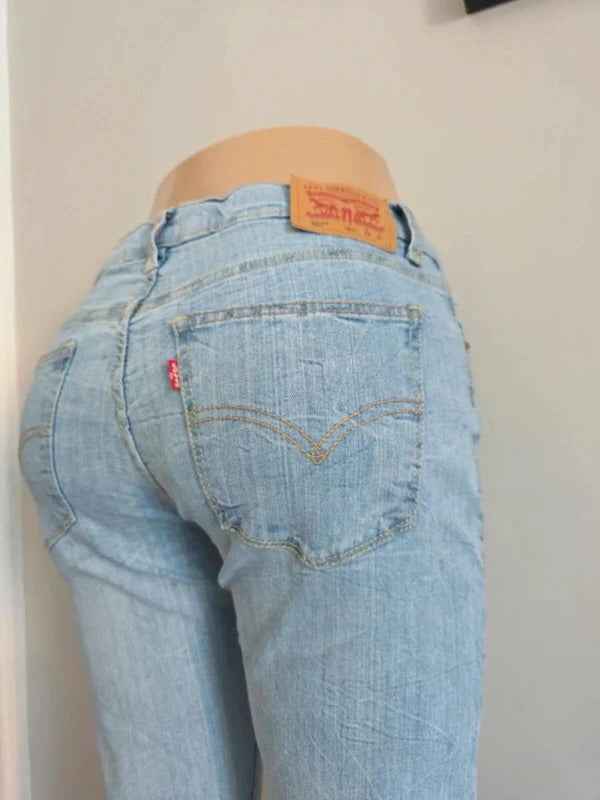 Levi's 502 Mid Rise Slim Vintage Y2K Jeans UK Size 10 Petite