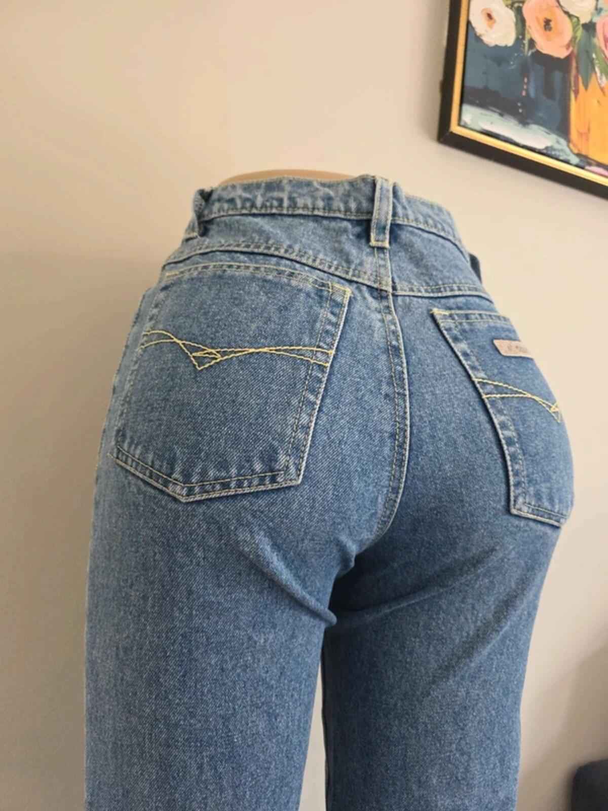 B&K High Rise Capri Vintage Y2K Jeans UK Size 6