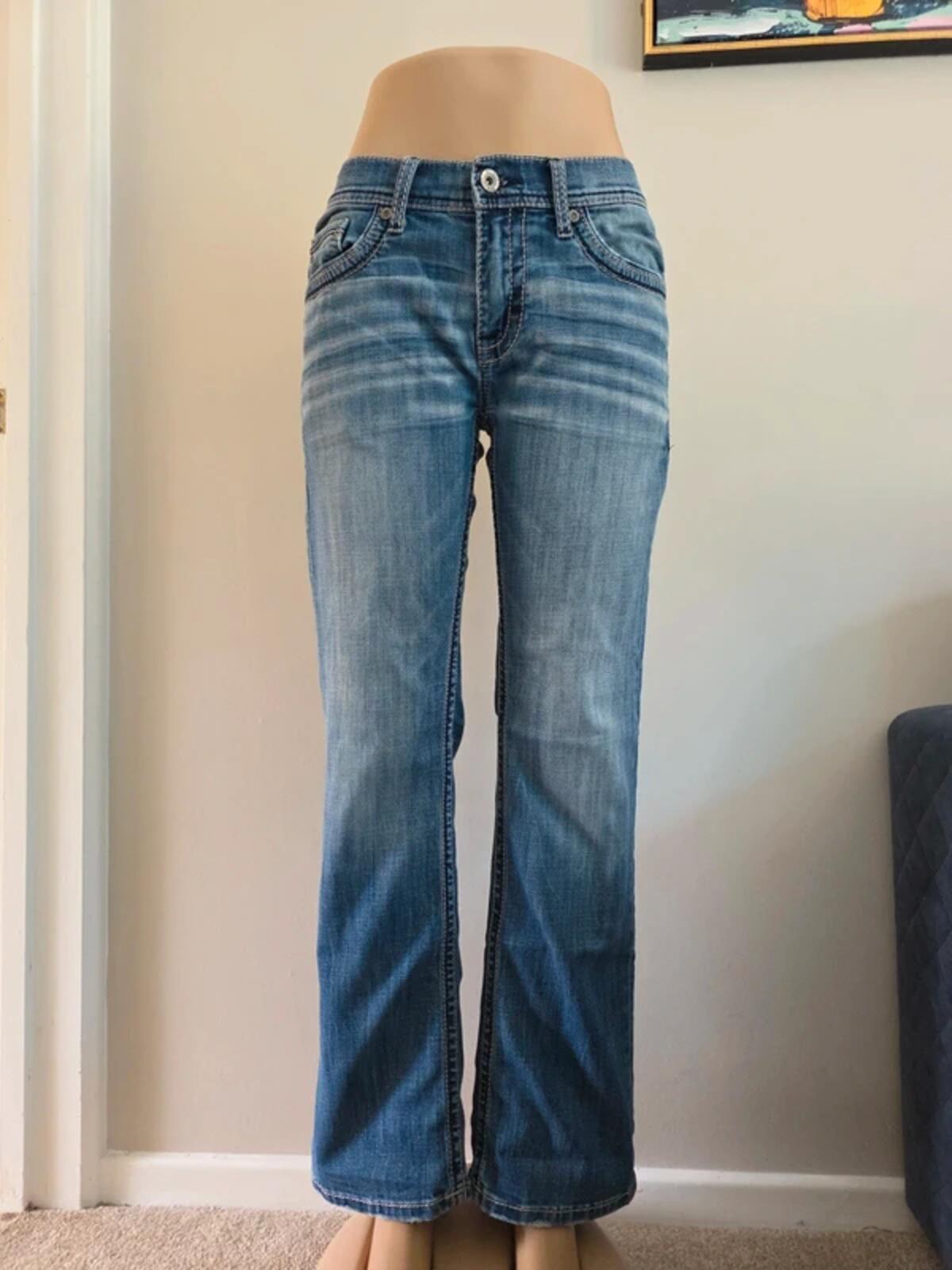 BKE Mid Rise Bootcut Vintage Y2K Jeans UK Size 10 Petite