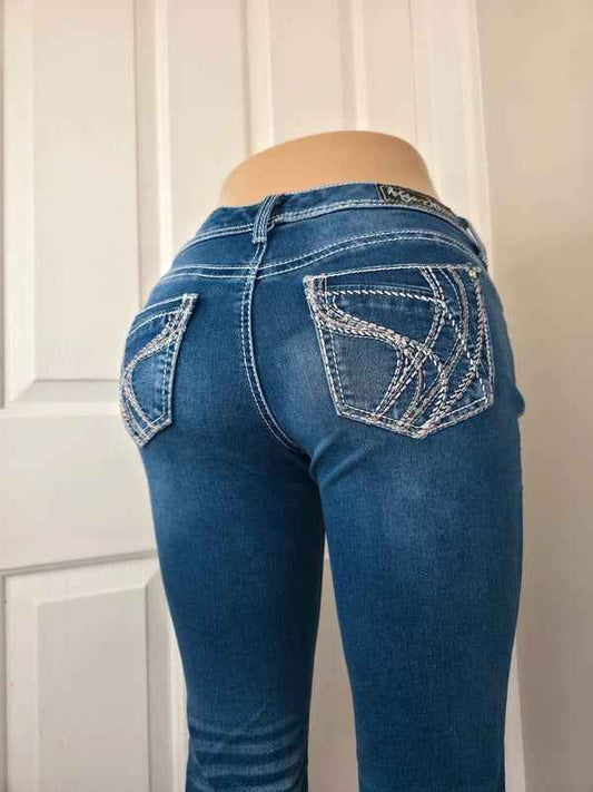 Ariya Low Rise Bootcut Vintage Y2K Jeans UK Size 6/8