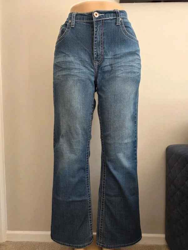 Firefly Mid Rise Flared Vintage Y2K Jeans UK Size 14
