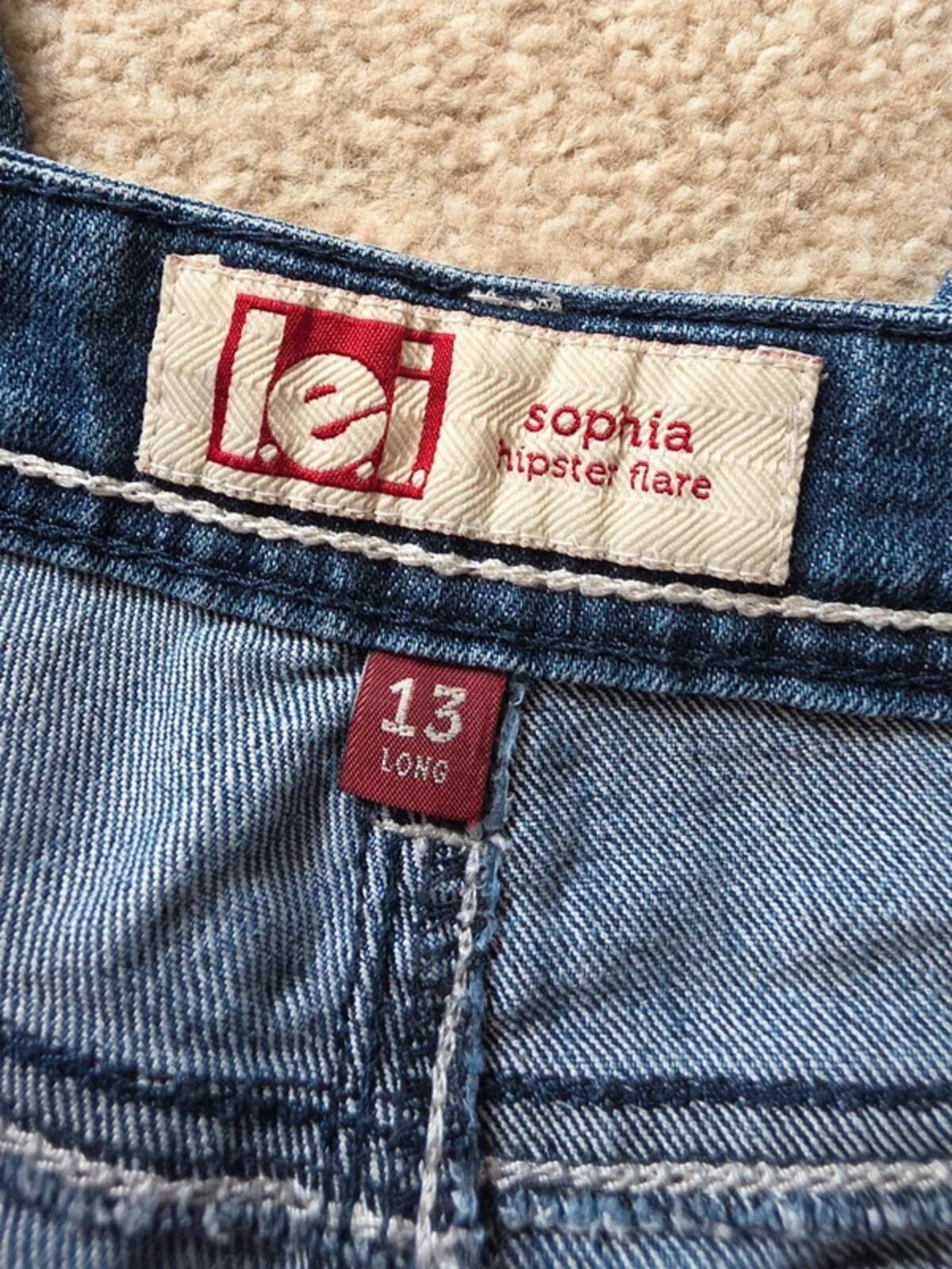 L.e.i. Mid Rise Bootcut Vintage Y2K Jeans UK Size 14 Tall