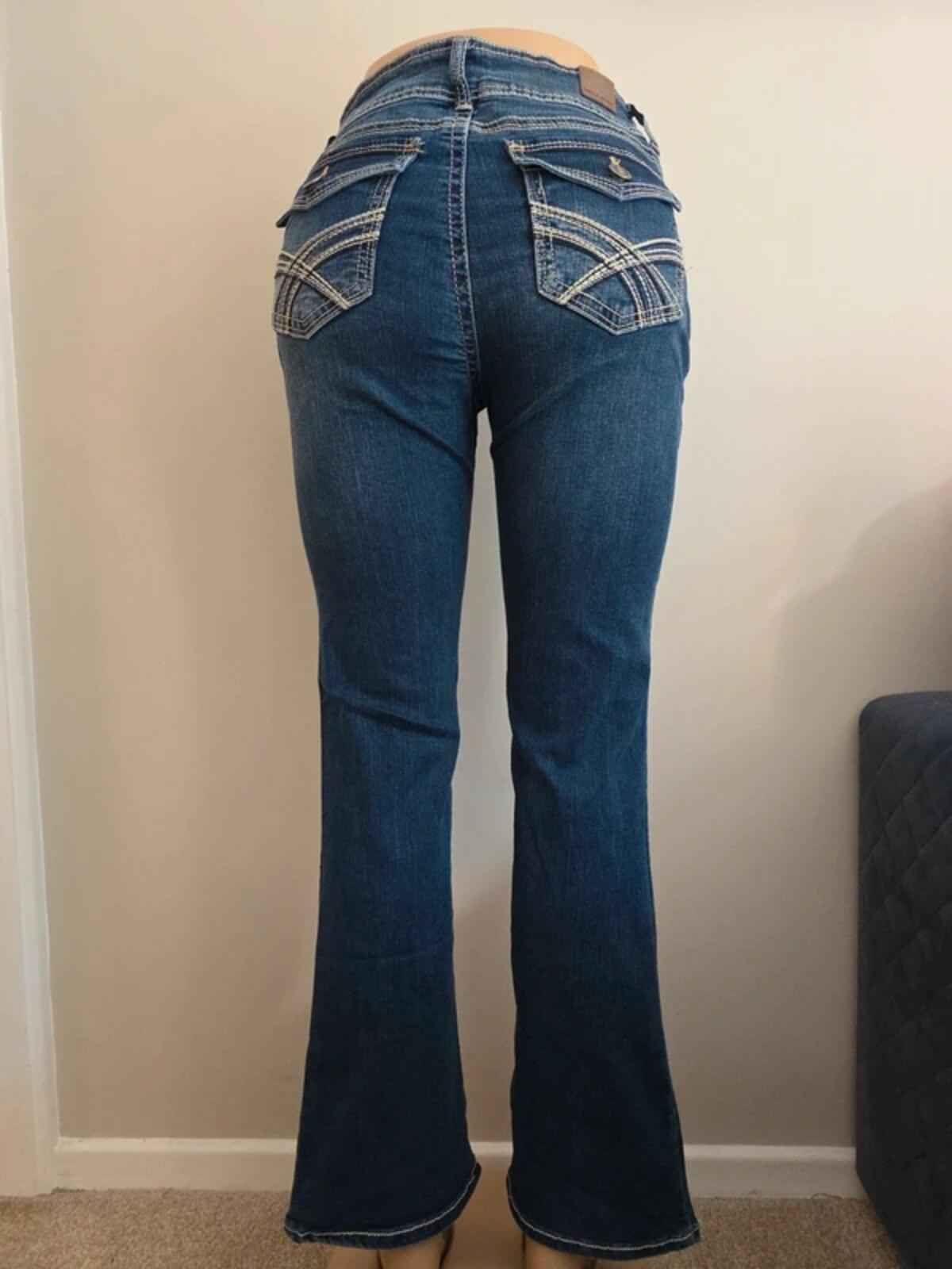 Wallflower Mid Rise Bootcut Vintage Y2K Jeans UK Size 10/12 Petite