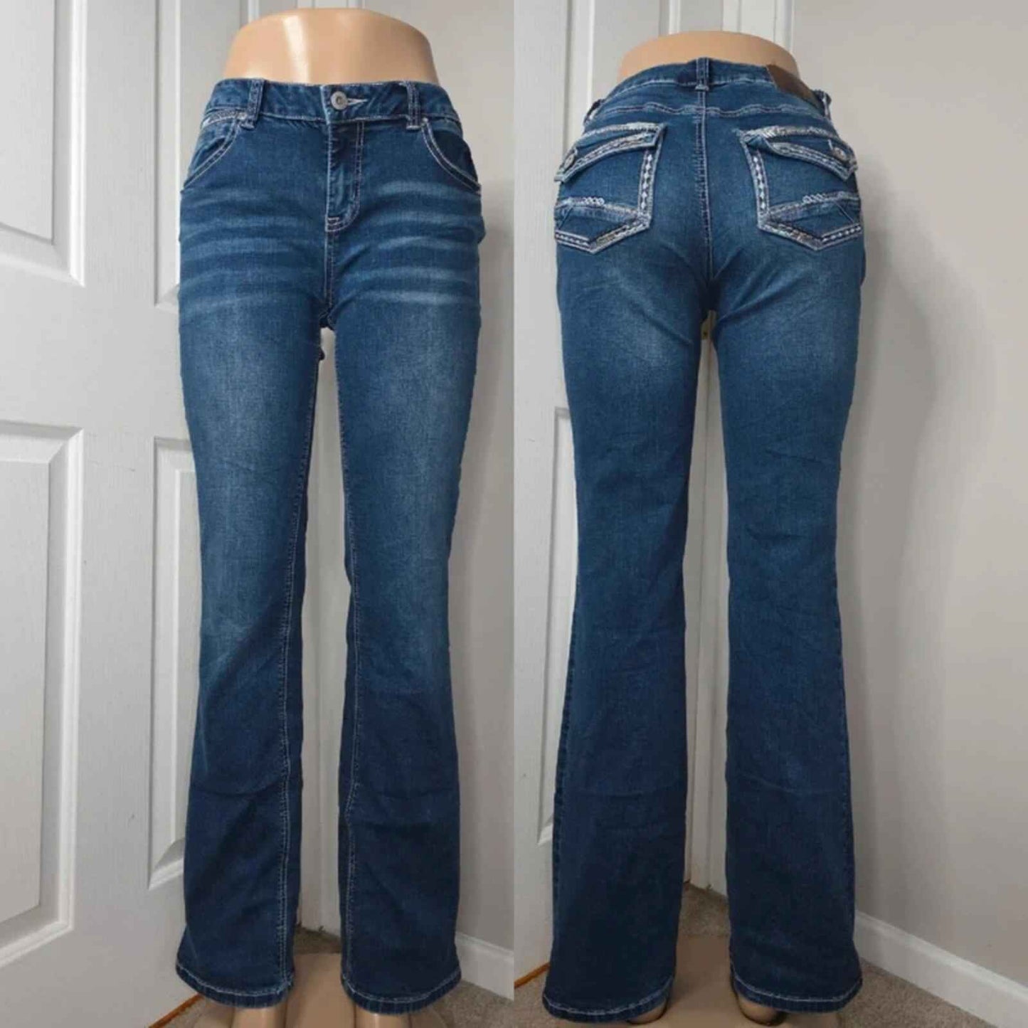 Maurices Mid Rise Bootcut Jeans UK Size 6/8 Vintage Y2K
