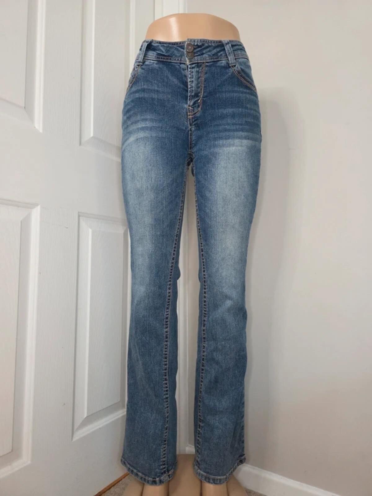 Wallflower Mid Rise Bootcut Vintage Y2K Jeans UK Size 12 Tall